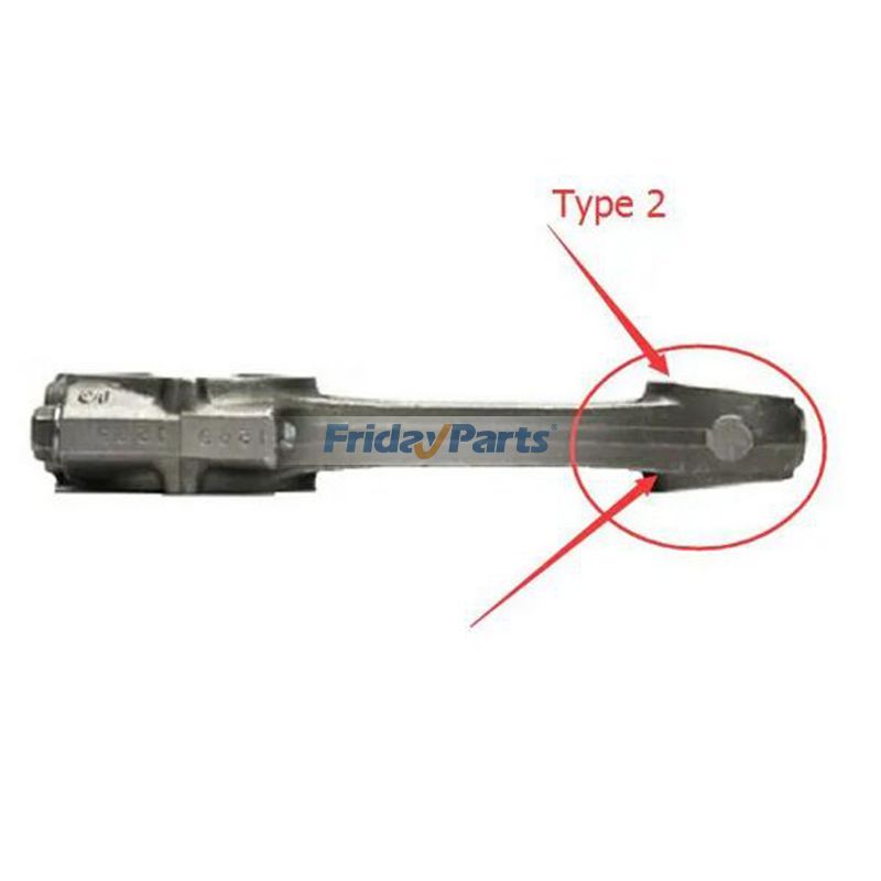 1 pieza de biela para motor Kubota V2403-M de FridayParts