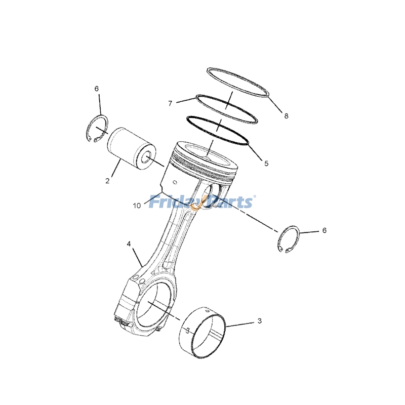Connecting Rod & Piston Kit for Engine