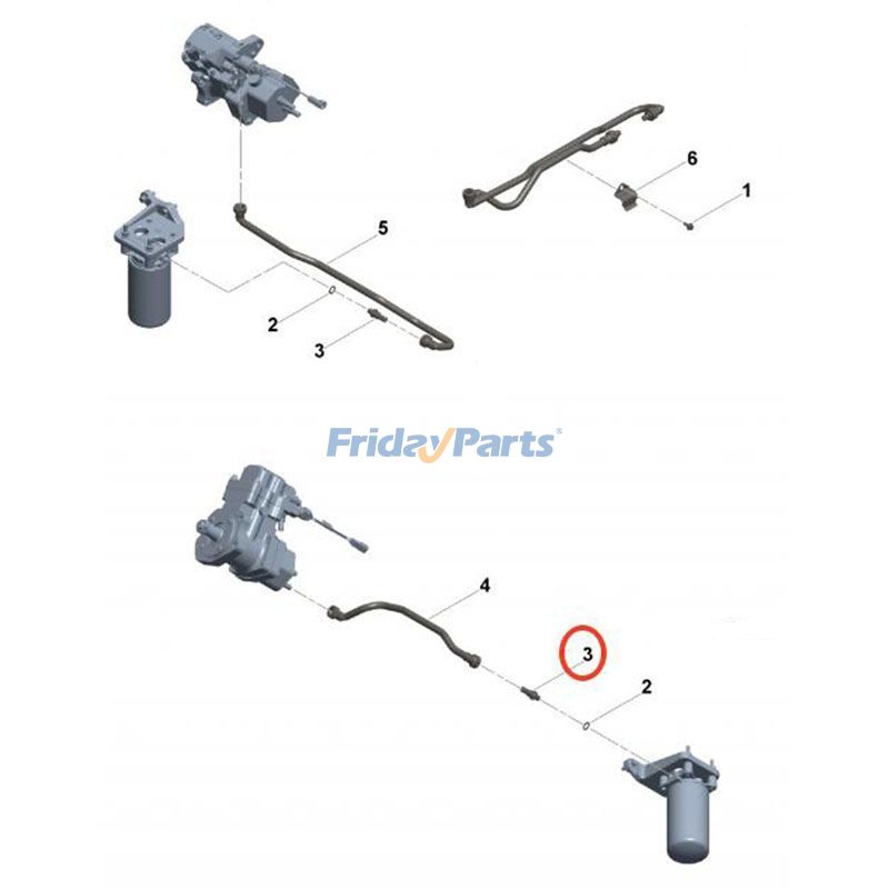 Connection Adapter for Engine,Excavator,Forklift,Loader