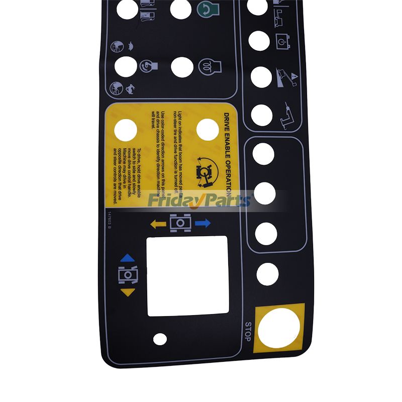 Control Panel Decal S60X S80X in Stock in China,USA