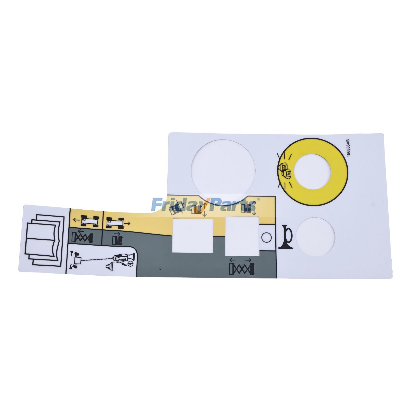Control Box Decal for Aerial Work Platforms