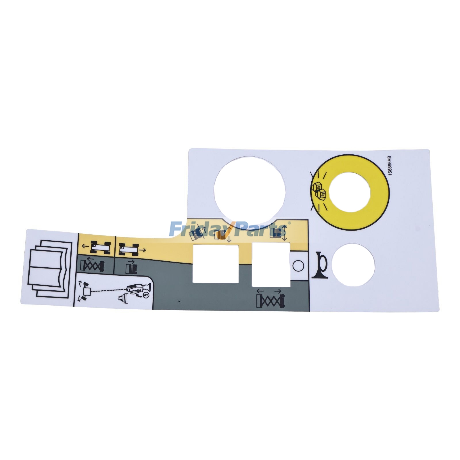 Plataformas de trabalho aéreo Para Skyjack - Decalque de caixa de controle 156885 para elevador de tesoura elétrico Skyjack SJIII3215 SJIII3219 SJIII3220 SJIII3226 SJIII4620 SJIII4626 SJIII4632 SJIII4740