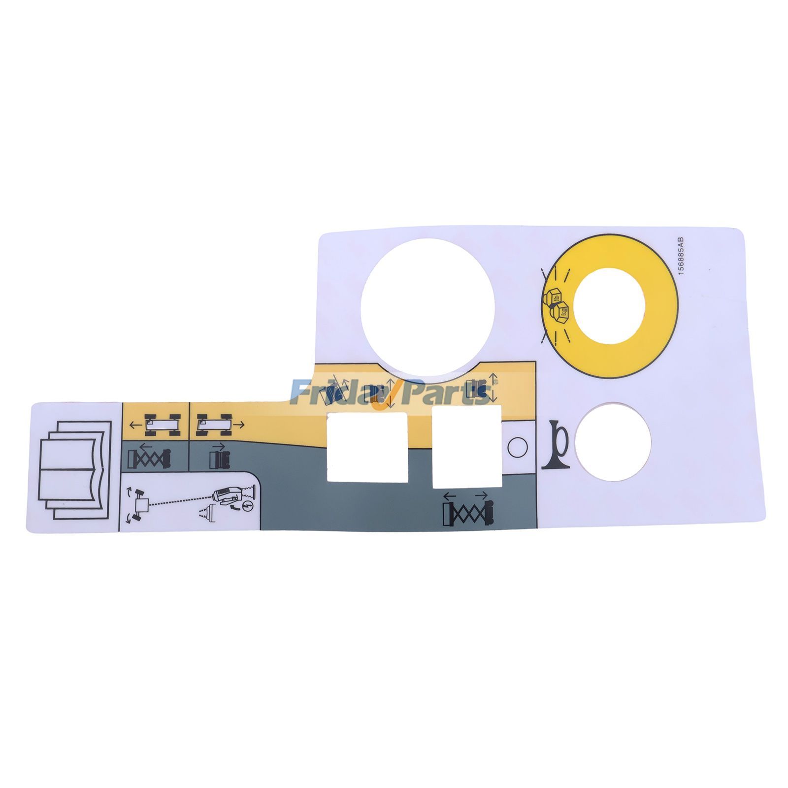 Aerial Work Platforms Control Box Decal