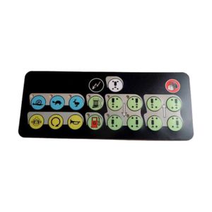 Decals Control Box Control Box Decal 3078152690B for Haulotte Scissor Lift Compact 10DX ...