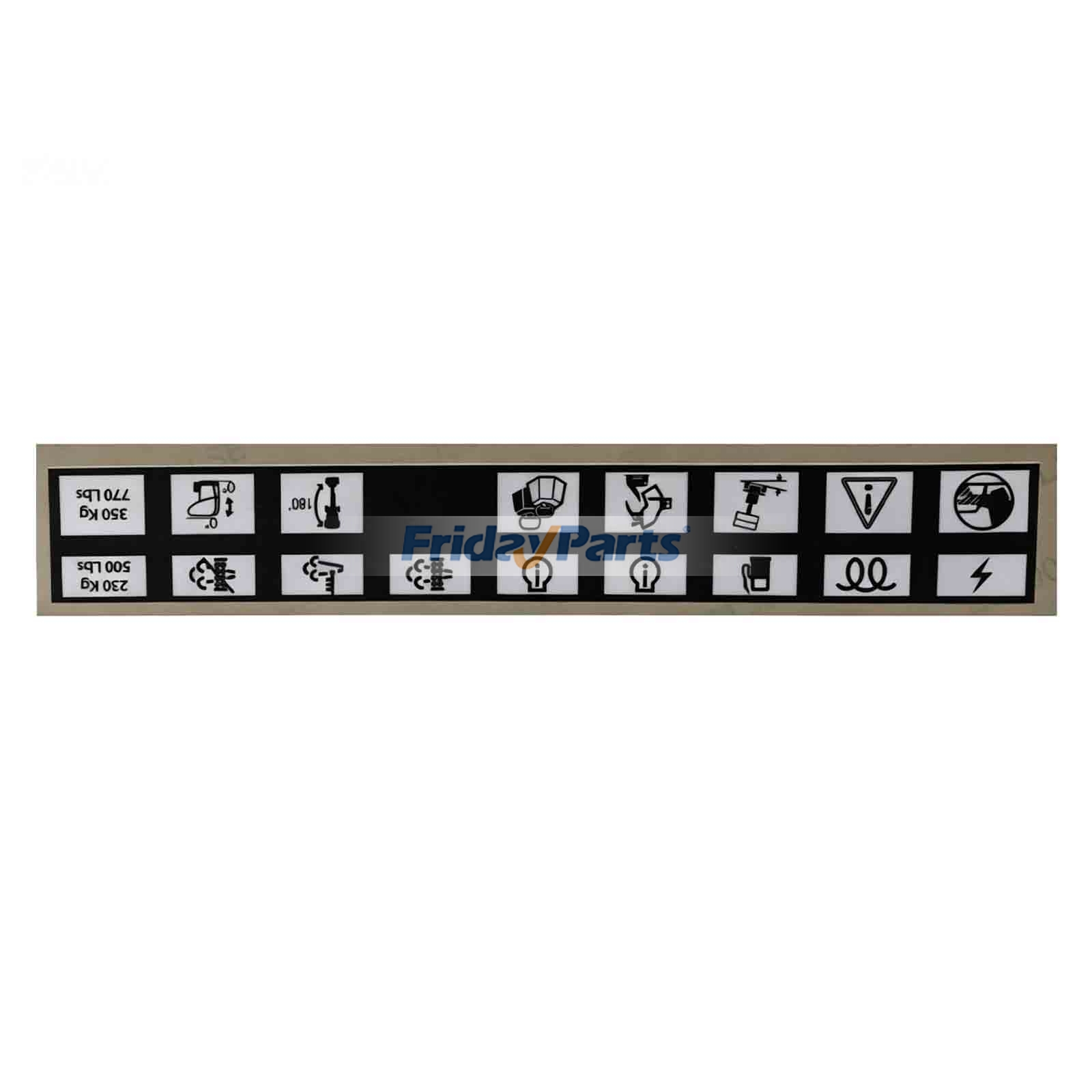 Control Box Decal 4000498320 for Haulotte Boom Lift HA26RTJ HT28RTJO HT28RTJPRO HT85RTJO HT85RTJPRO Premium Quality with 3-Year Warranty