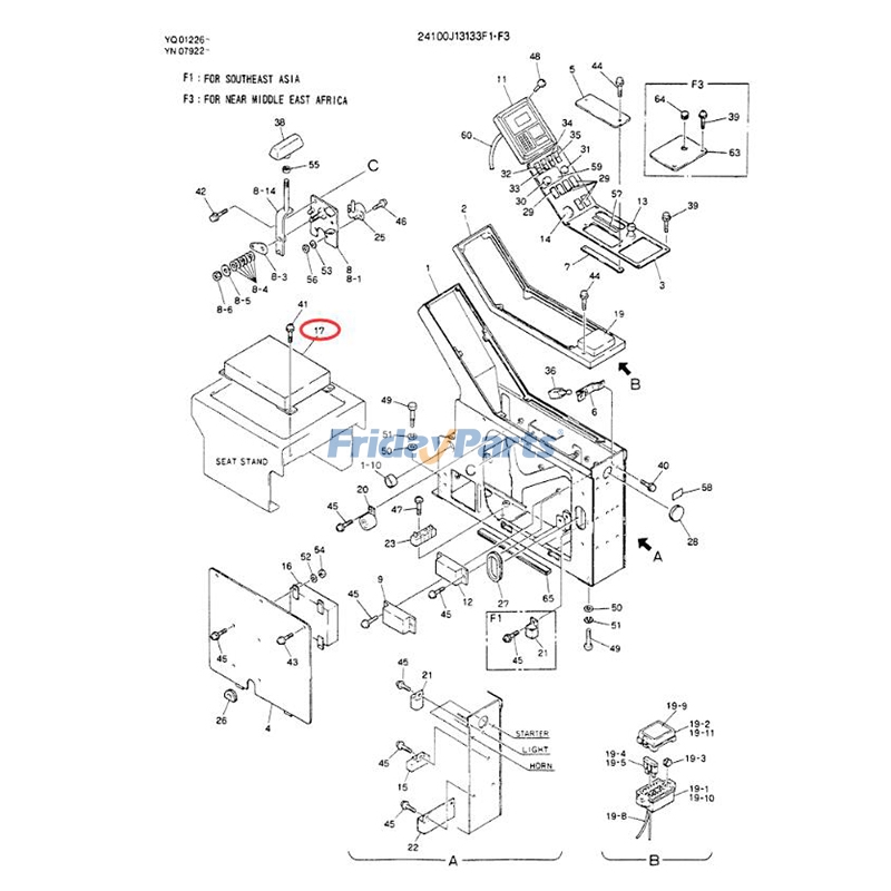 Control ECU for Excavator