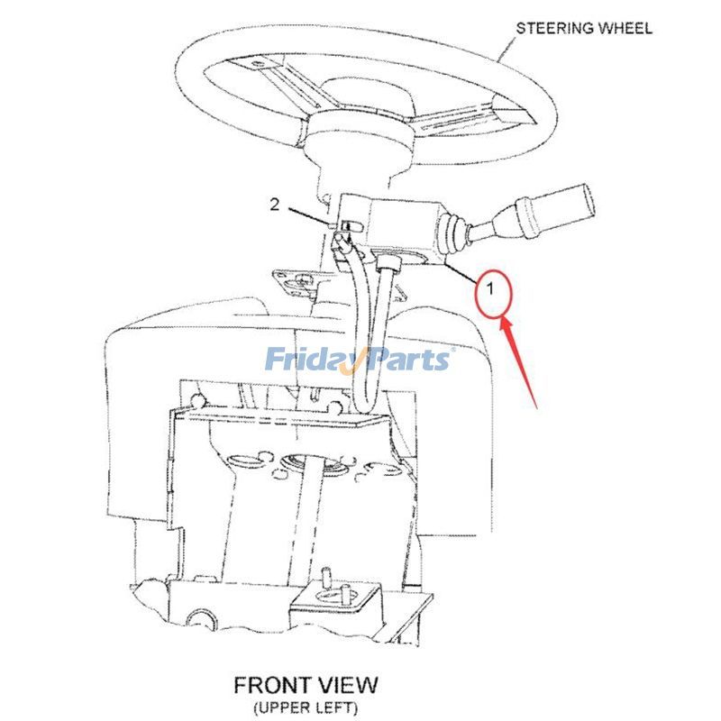 FridayParts Steuerung GP-Getriebe Switcherpillar CAT Rad