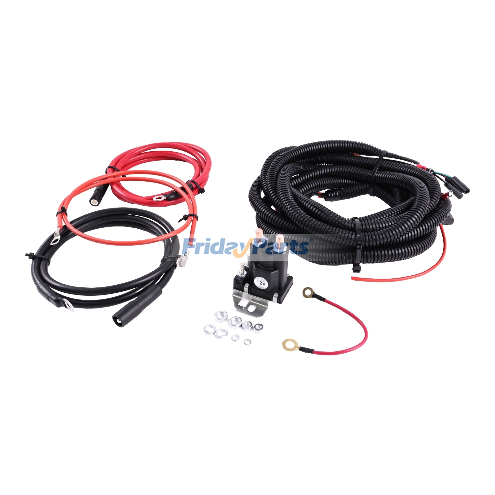 Control Harness Wiring Kit & Power Cable & Solenoid Replacement for Meyer 15764 15671 15672 05024 15370