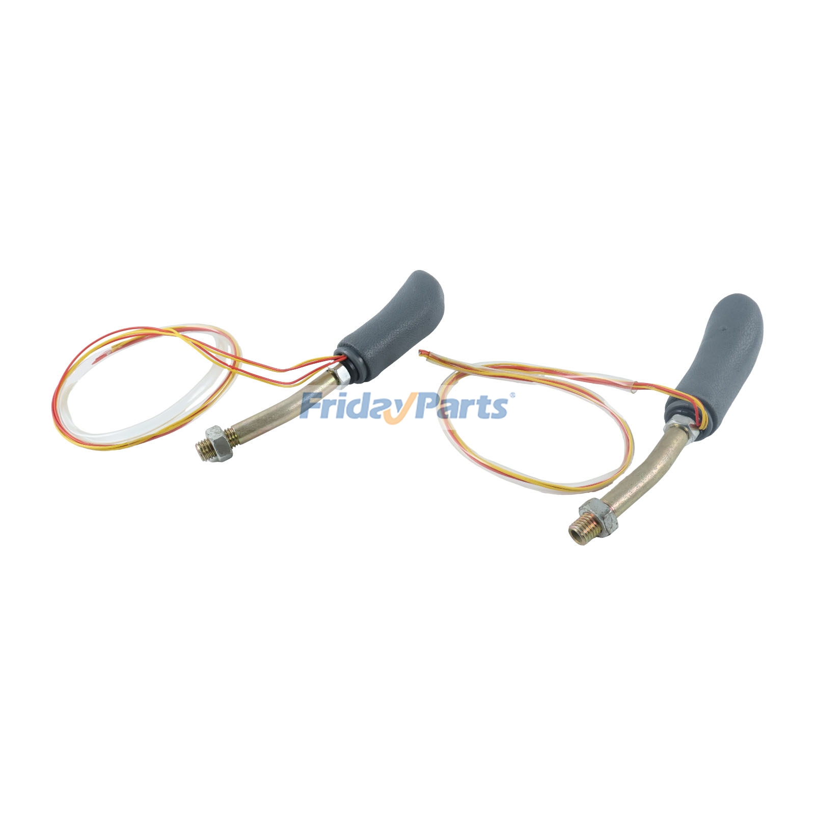 1 par de empuñaduras de perilla de control KHJ2912 y KHJ2913 para excavadora CASE CX210B CX210BLR CX210BNLC CX240B CX290B CX80 Para CASE