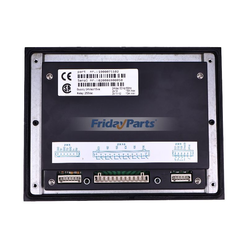 Vis du panneau de commande de FridayParts