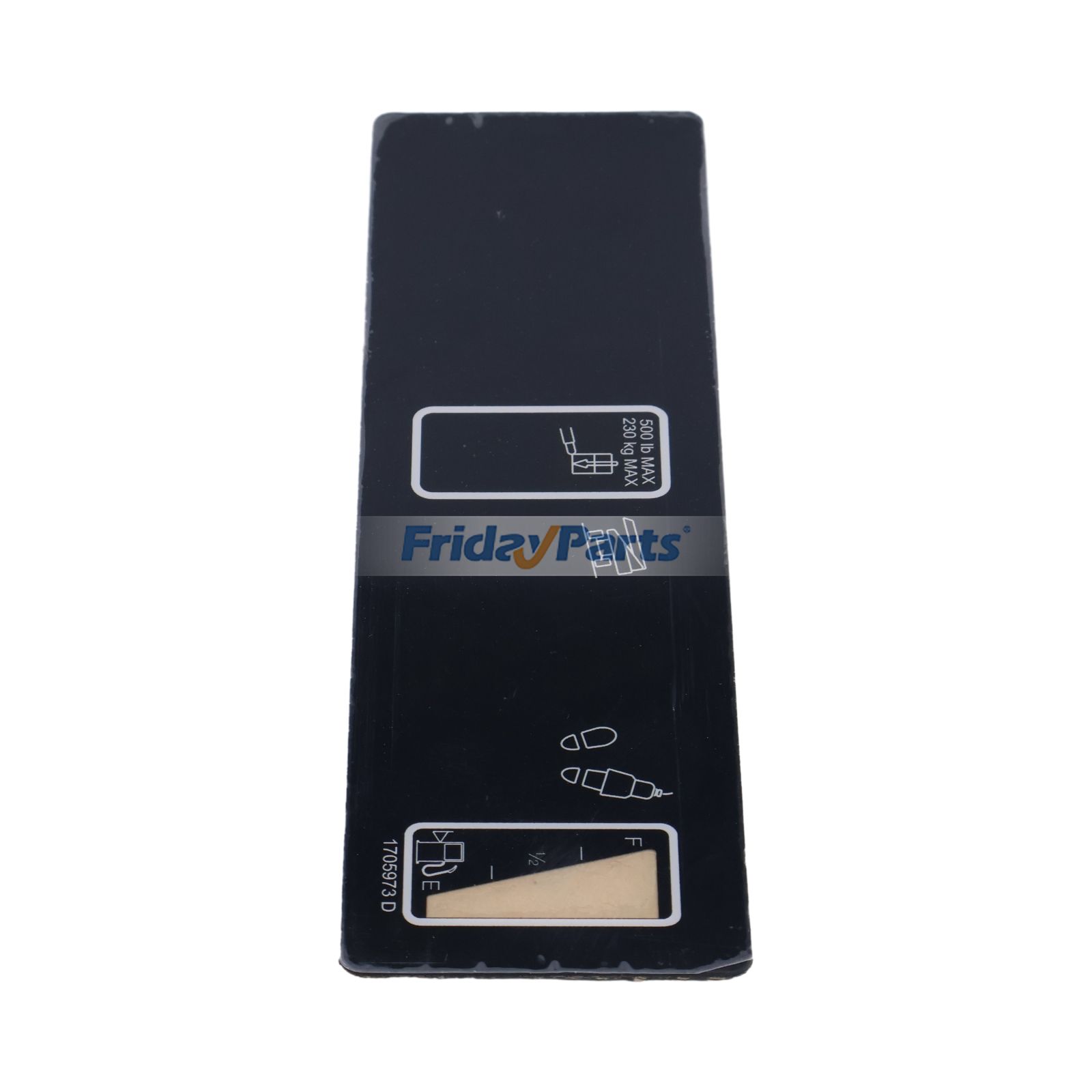 Control Panel Decal for Aerial Work Platforms