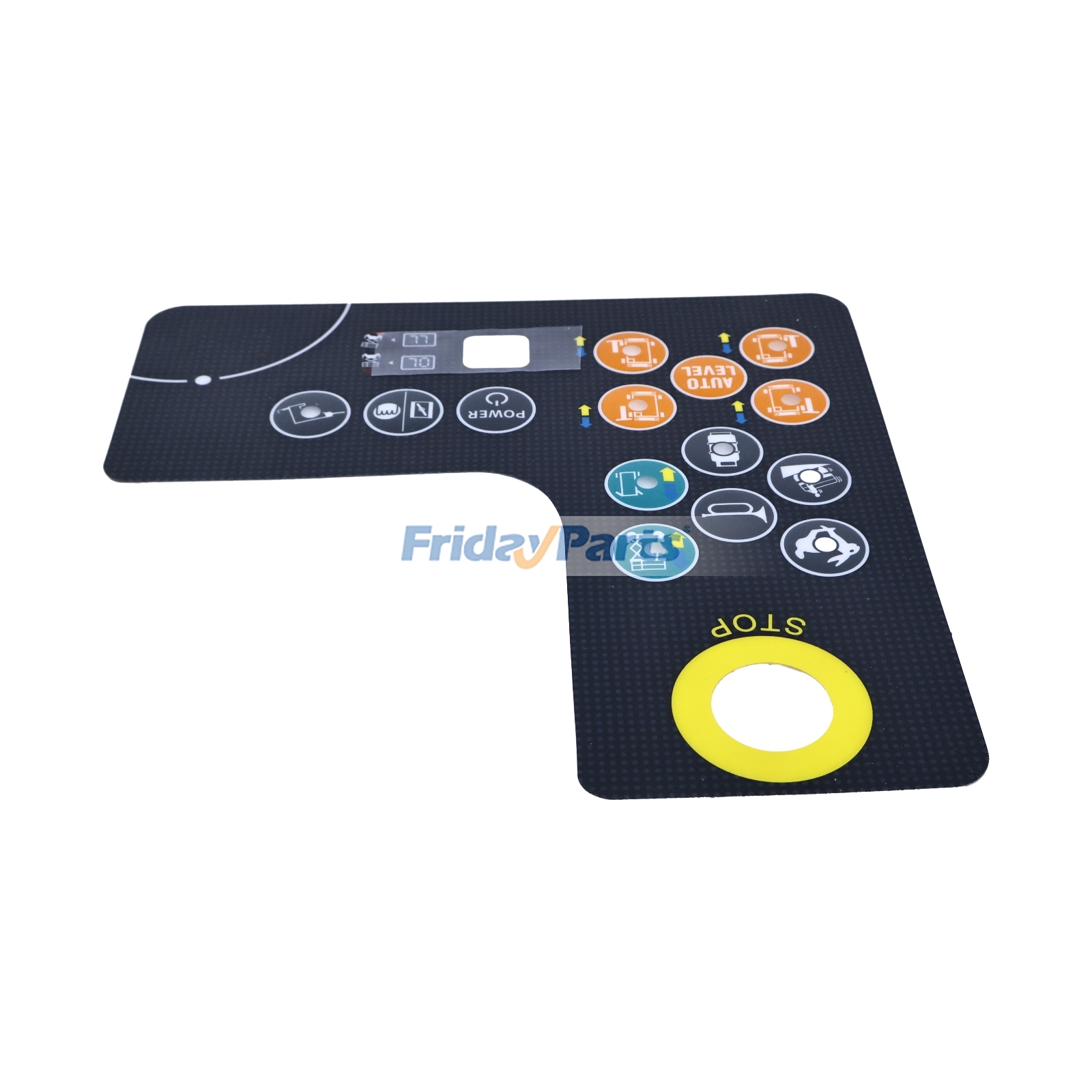 Adhesivo para panel de control 4130702377001 para plataforma elevadora de tijera LGMG SR1623D SR1218D SR1018D SR5390D. Calidad superior con 3 años de garantía.