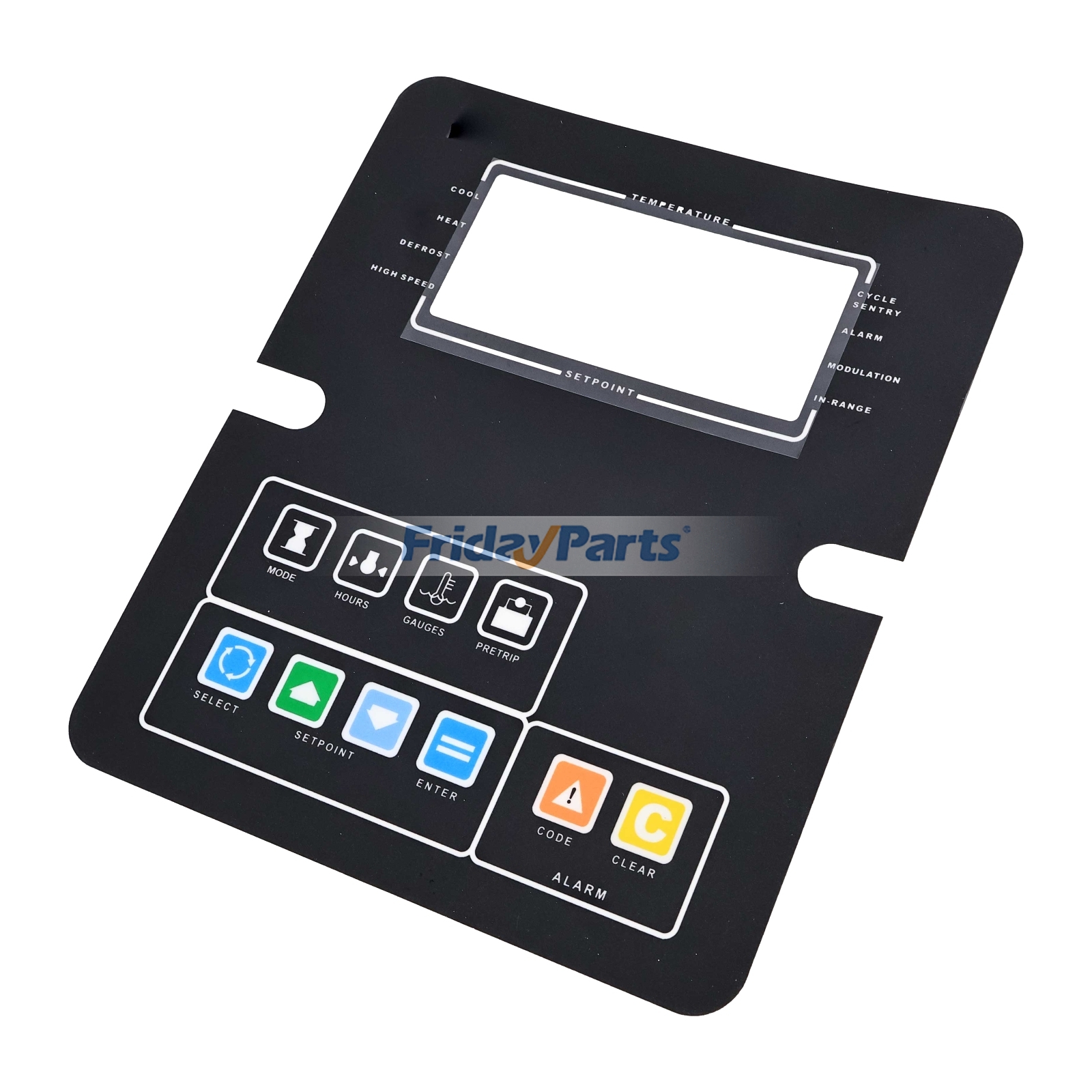 Transport Refrigeration Control Panel Decal