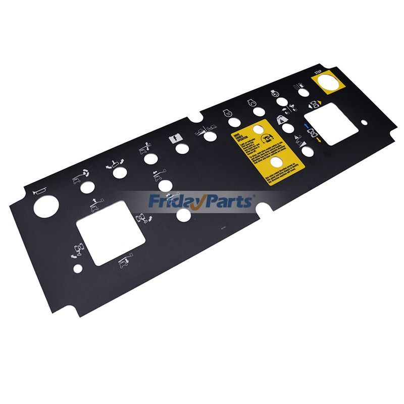 Control Panel Decal / Overlay Telescopic Boom Lift for Aerial Work Platforms