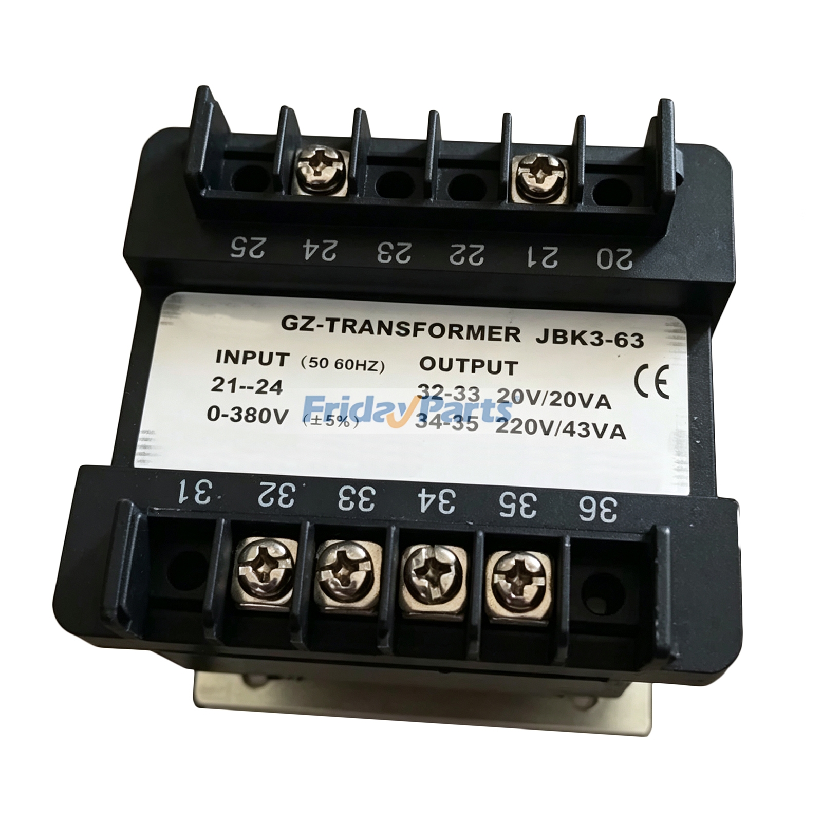 Control Transformer JBK3-63 for Air Compressor