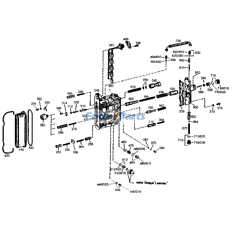 Vanne de régulation 4644159347 pour transmission ZF 4WG200pourPour ZF