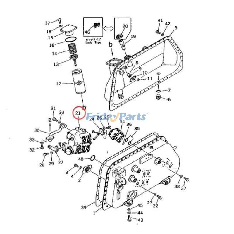 ブルドーザー コントロールバルブ
