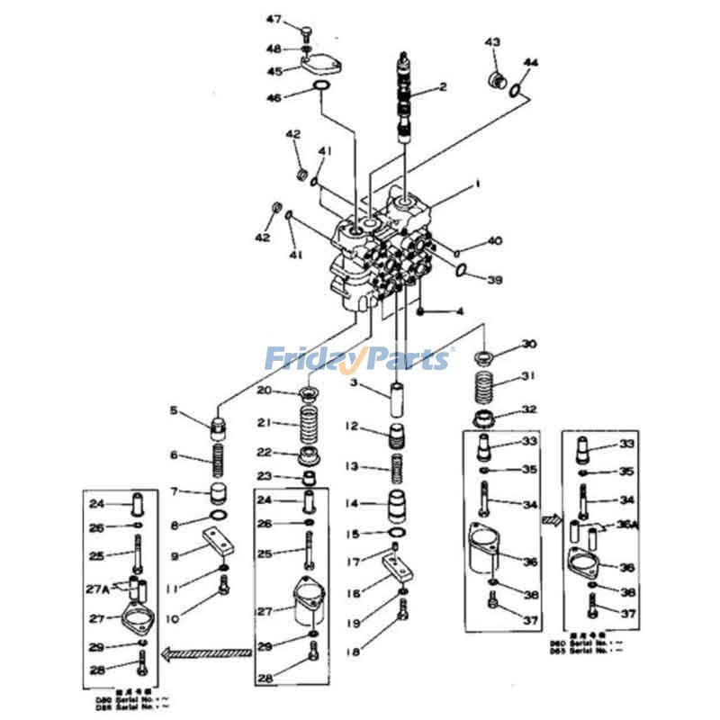 ブルドーザー コントロールバルブ