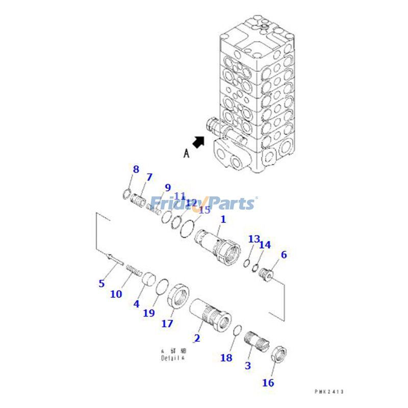 Rebuilt Control Valve for Excavator