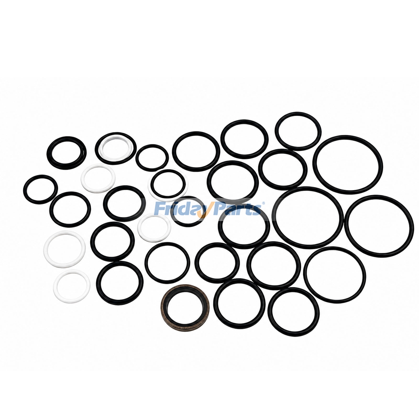 Control Valve Seal Kit compatible with Loader,Tractor