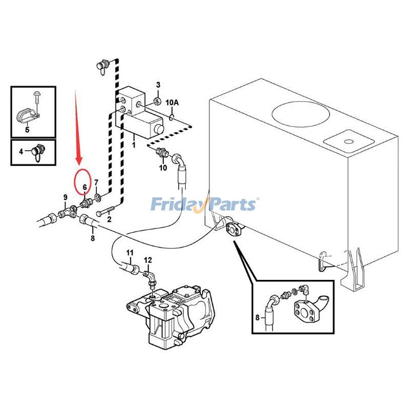 Control Valve VOE11152124 for Volvo L120D L150D L180D L180DHL