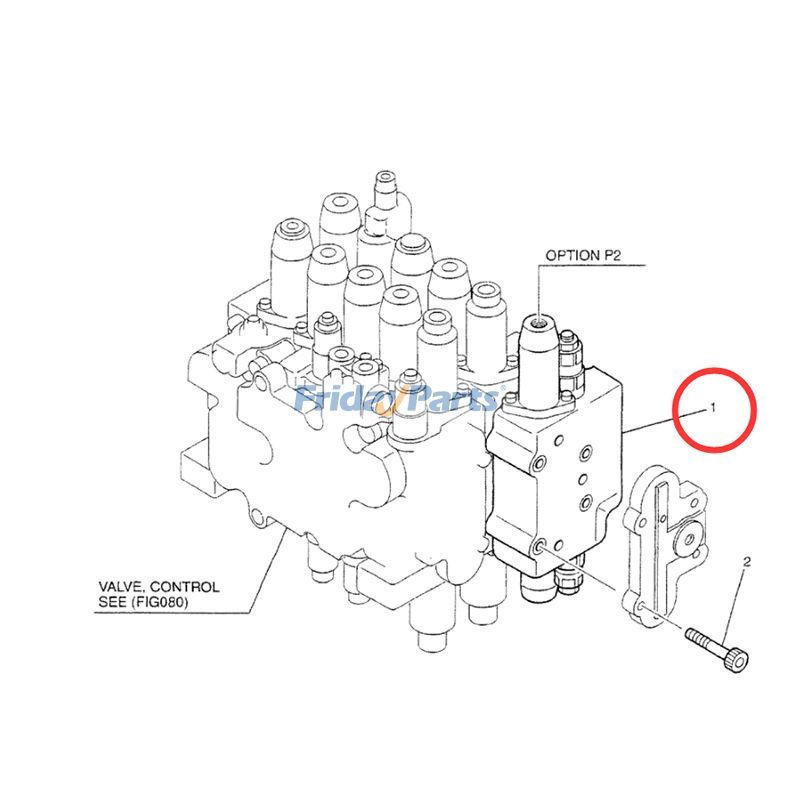 エクスカベーター コントロールバルブ