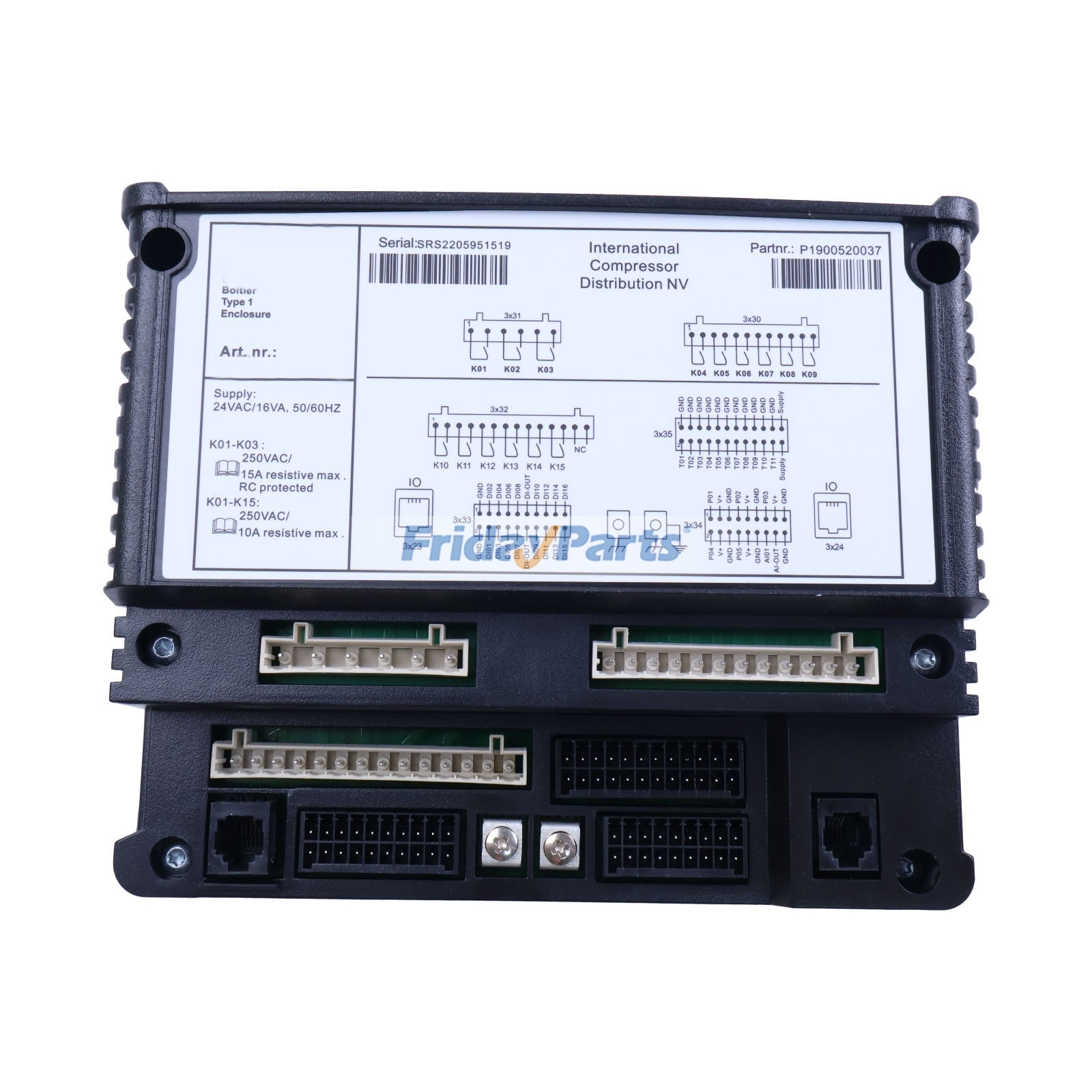Control Module 1900520037 for Atlas Copco Quincy Air Compressor