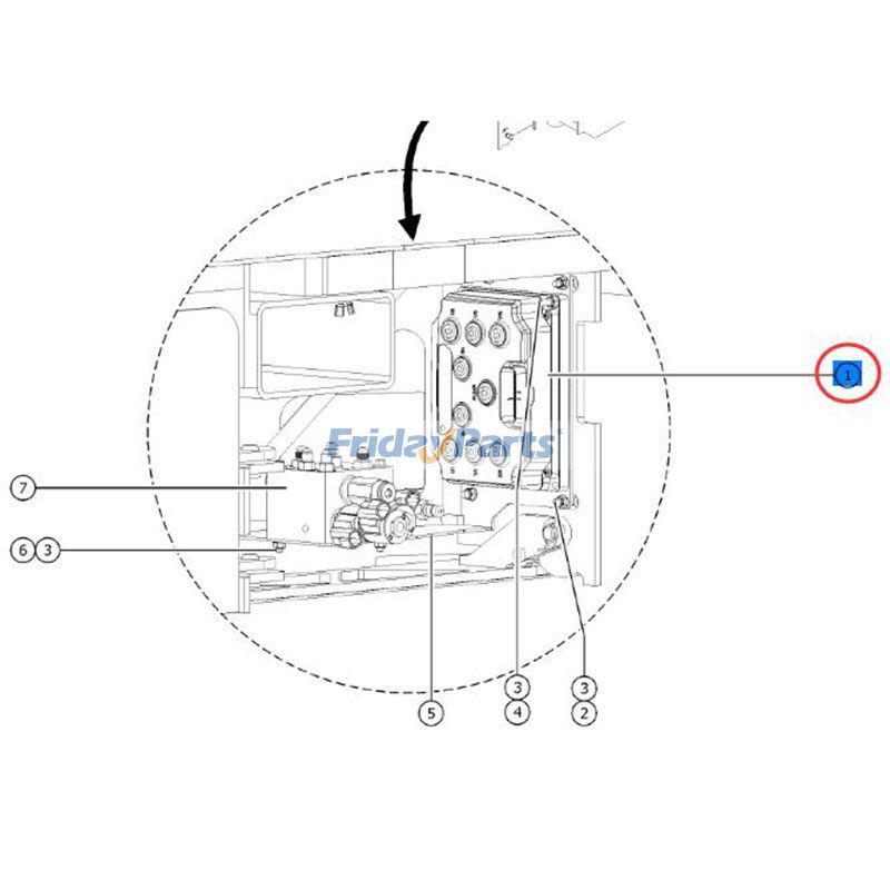 Controller 1299261 1299261GT for Genie Scissor Lift GS-4655