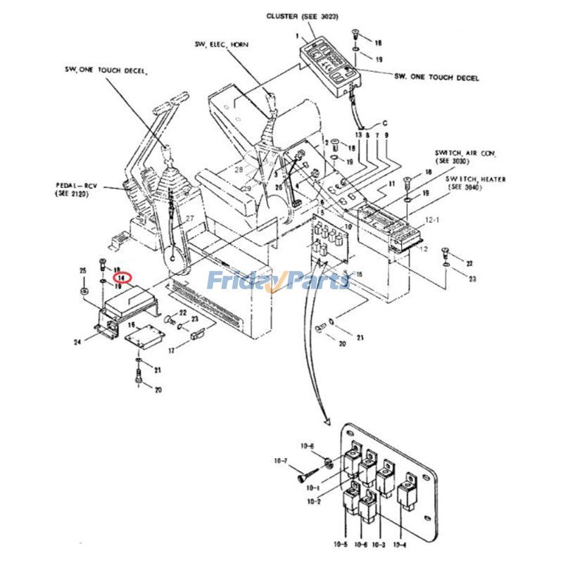 Controller for Excavator