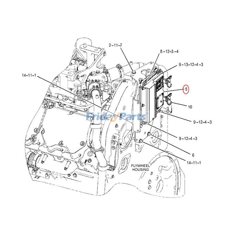 Controlador 417-6011 para Caterpillar CAT Motor 3512C 3516B Caminhão 773G 775G 777G 789D 797 797B Trator D10T2 D11T para Caminhão Off-Road,Trator