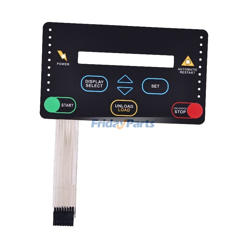 Ingersoll Rand用用Ingersoll Rand エアコンプレッサー用コントローラーパネル メンブレンキーボード 39817135