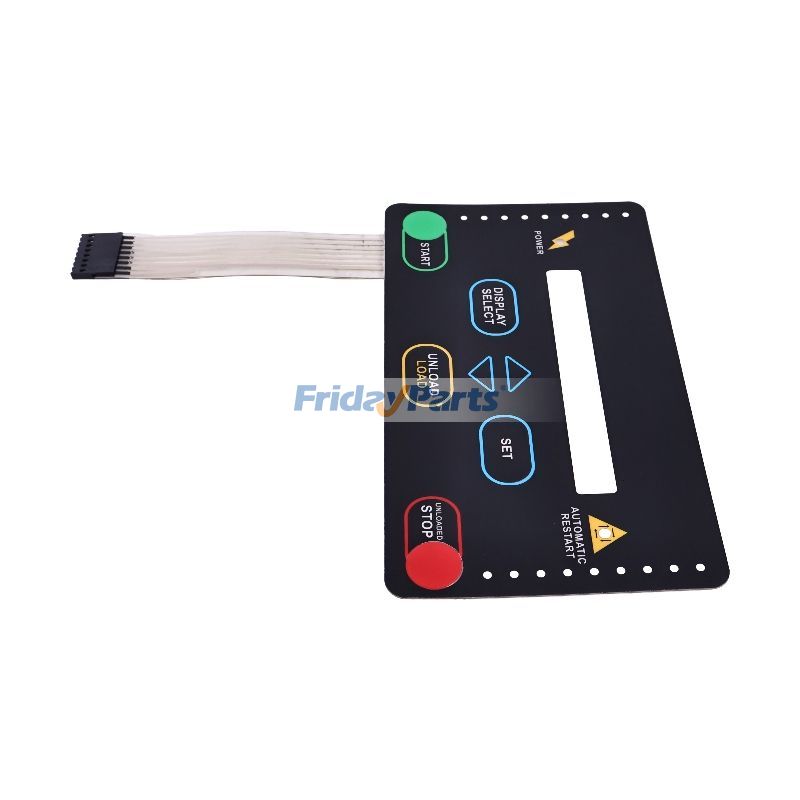 空気圧縮機 コントローラーパネル メンブレンキーボード