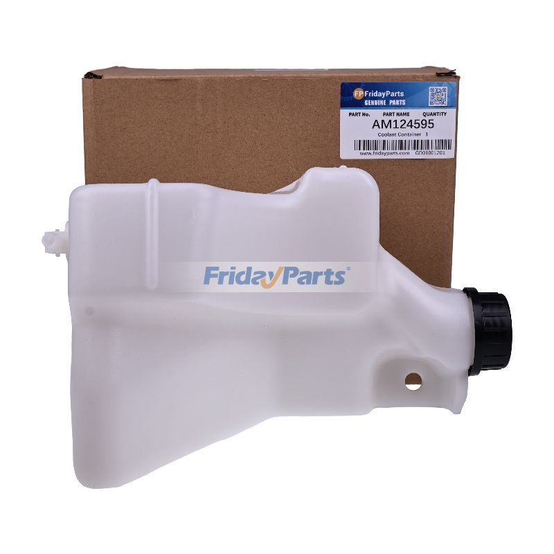 Coolant Container AM124595 for Yanmar Engine 3TNE84 4TNE88 John Deere Tractor 4200 4210 4310 4400 4510 4610 4700