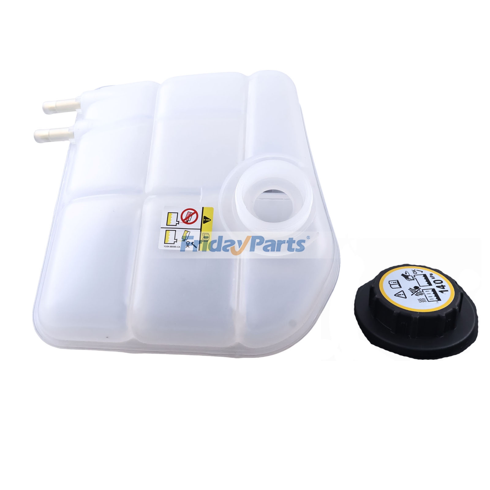 Coolant Overflow Reservoir Tank With Cap 98AB-8K218-AK 1104120 for Ford Focus 2000-2004 Transit Connect