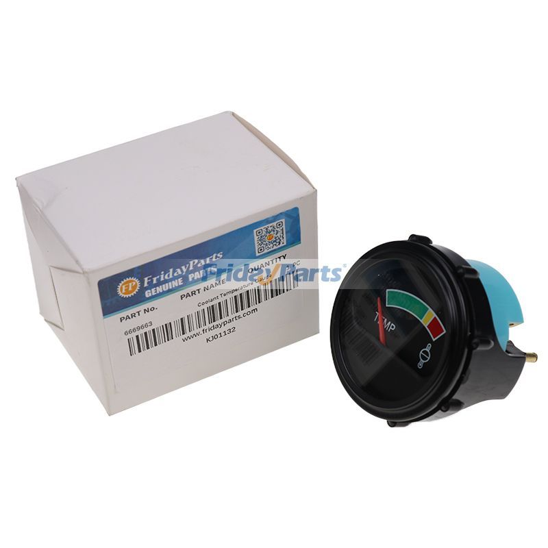 Coolant Temperature Gauge 6669663 6658817 for Bobcat Loader S175 S70 742B 751 753 853 440 443 553 641 653 741 763 953 1600 2000 2410 MT50 MT52 MT55