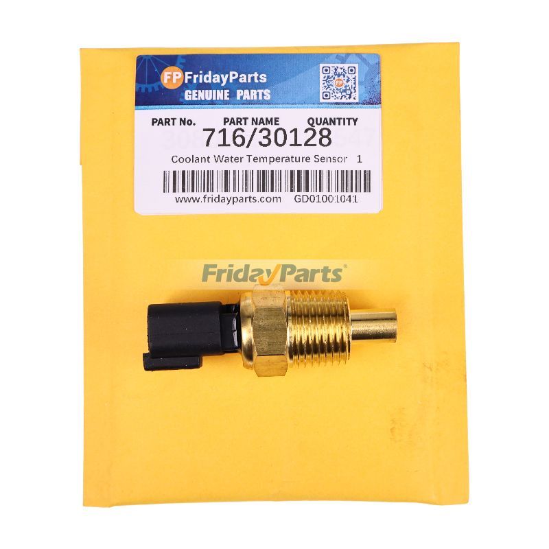 Sensor de temperatura del agua refrigerante 716/30128 para motor Cummins QSB-6.7 TIER 3 JCB 530S 537H 520S 532LE 532H 537LE 2170 3230 Fastrac-3190 Fastrac-2115