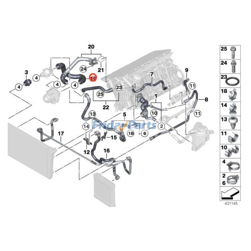 Coolant Hose for Vehicle