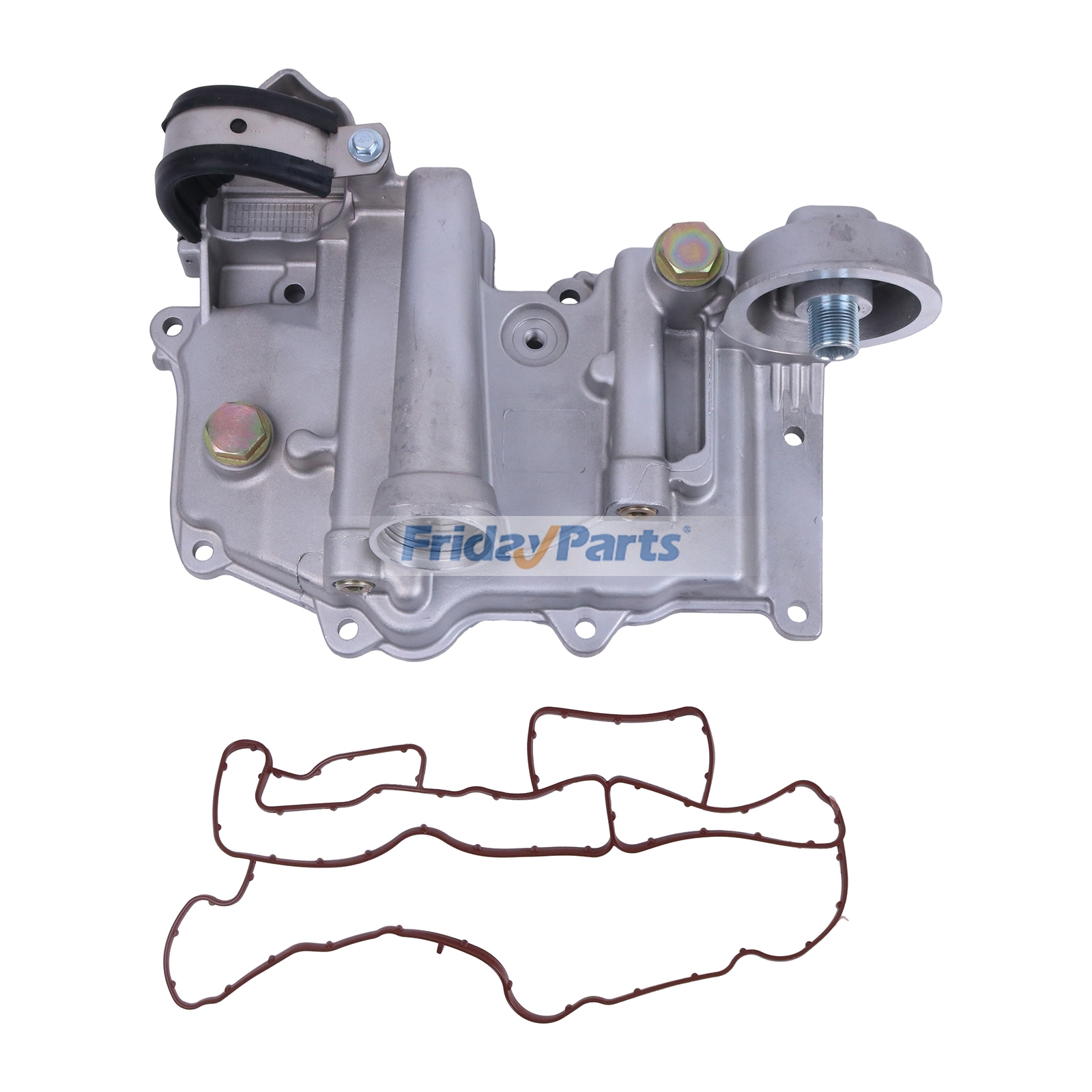 Conjunto de enfriador con sello 320/04147K 320/04209 para cargadora JCB 1400B 1550B 1600B 1700B 214 215 216 217 3C 3CX 3D de FridayParts
