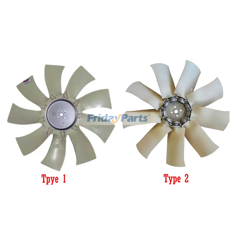 Ventilador de refrigeração 860147412 para carregadeira XCMG LW300KV LW350KV para Carregadora 