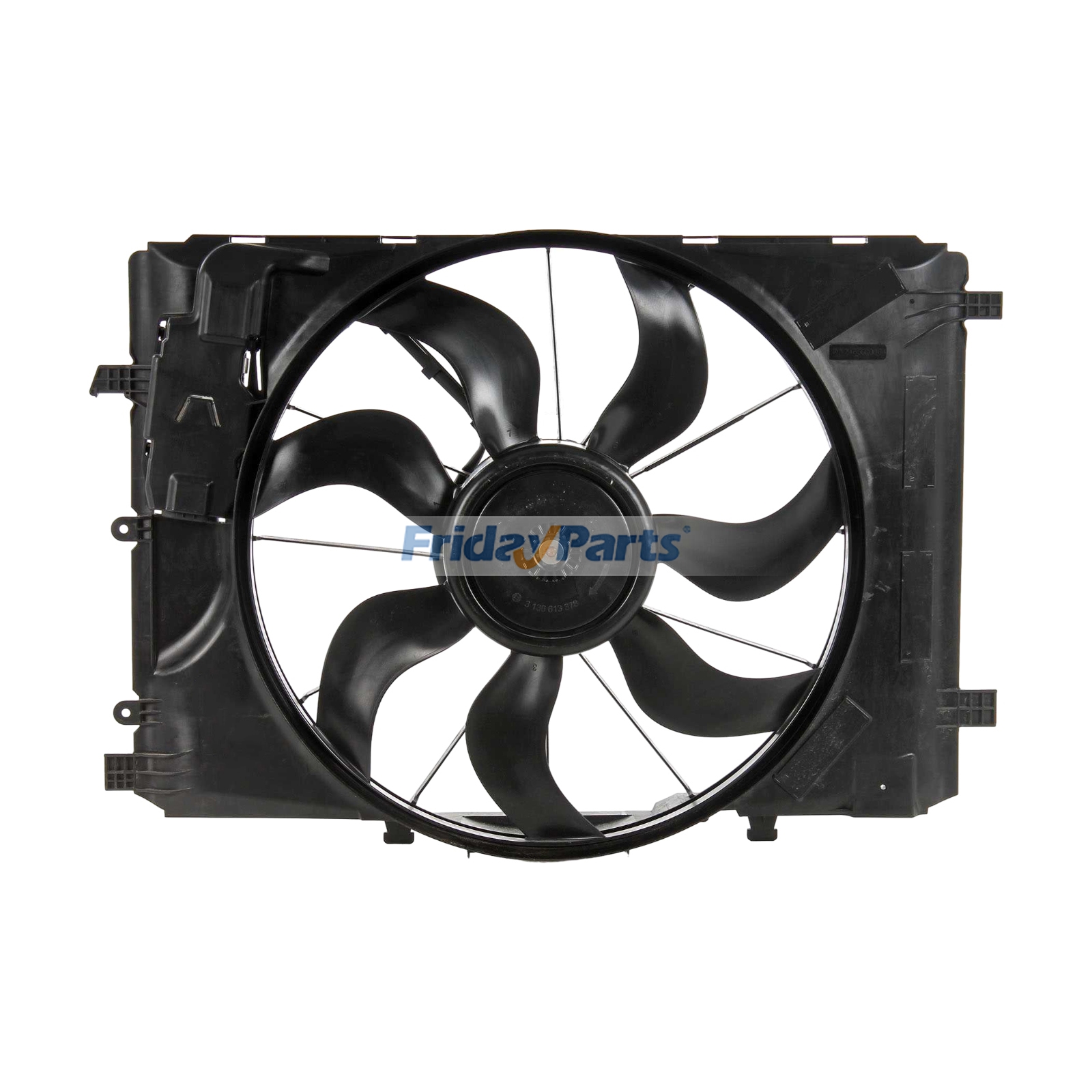 Conjunto de ventilador de refrigeración 2465000064 para Mercedes-Benz CLA250 GLA250 SLK250 2012-2023