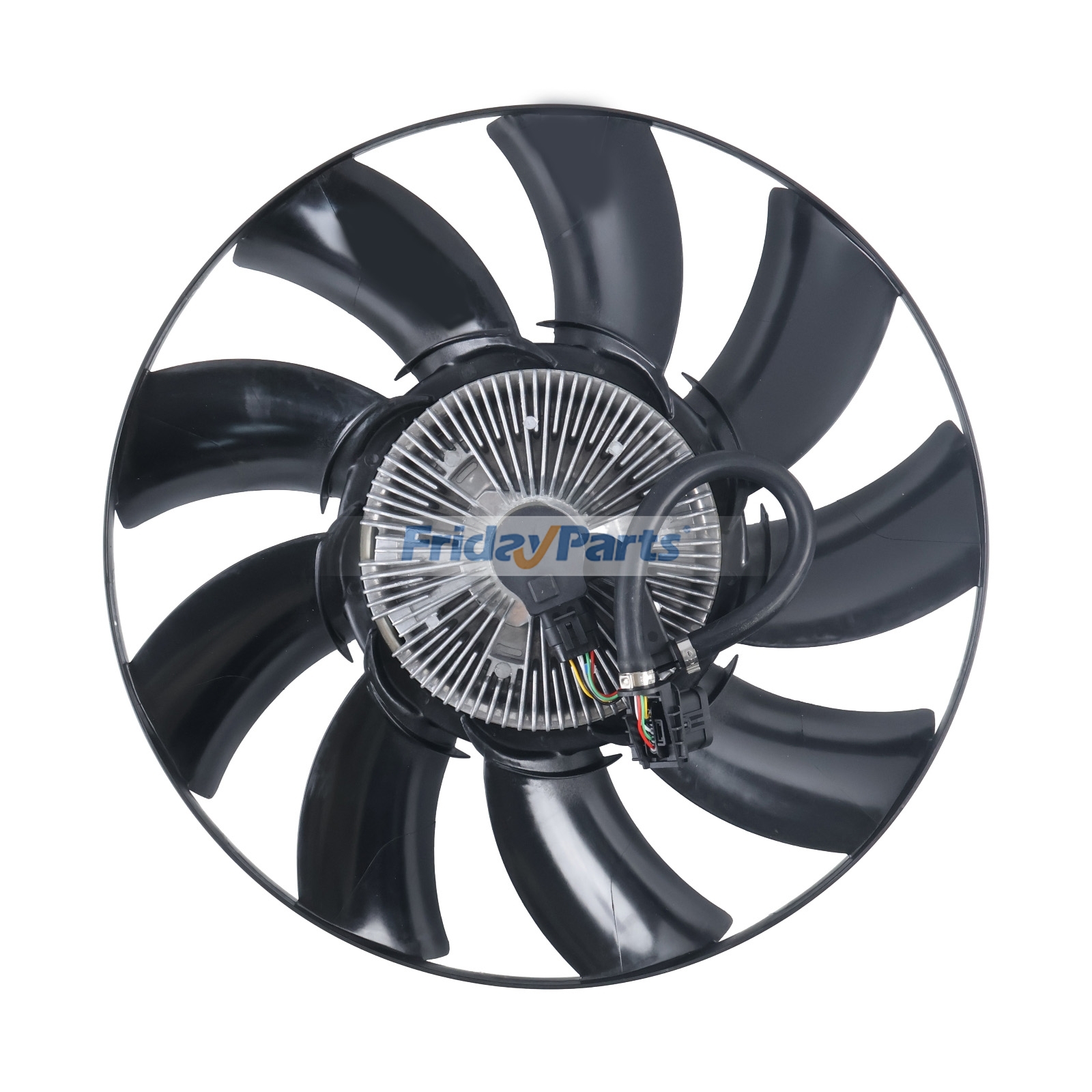 Cooling Fan Assembly LR012645 LR095536 LR112861 for Land Rover Defender 90 110 130 Discovery LR4 Range Rover Sport