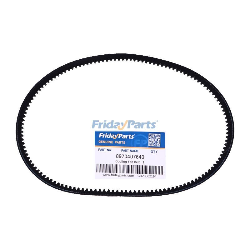 Cooling Fan Belt 8970407640 for Isuzu Engine 3LA1 3LB1 4LB1 4LC1 4LE1 4LE2