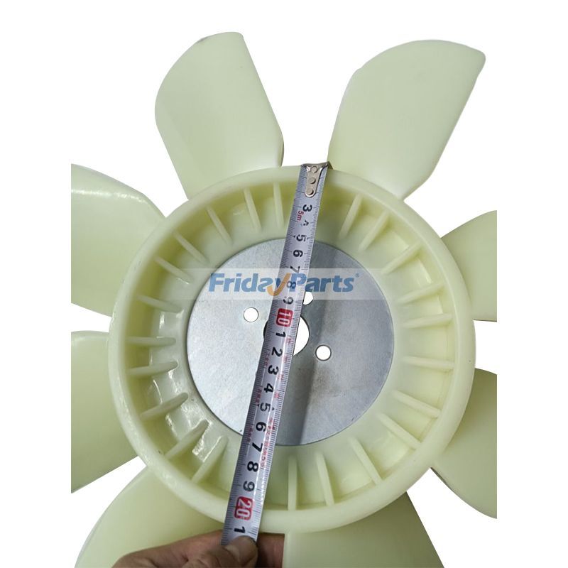Aspa del ventilador de refrigeración 129953-44710 para motor Yanmar 4TNE98 4TNE98-T 4TNV94L 4TNV98 4TNV98C 4TNV98CT 4TNV98T de FridayParts