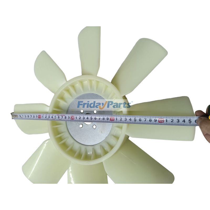 Aspa del ventilador de refrigeración 129953-44710 para motor Yanmar 4TNE98 4TNE98-T 4TNV94L 4TNV98 4TNV98C 4TNV98CT 4TNV98T