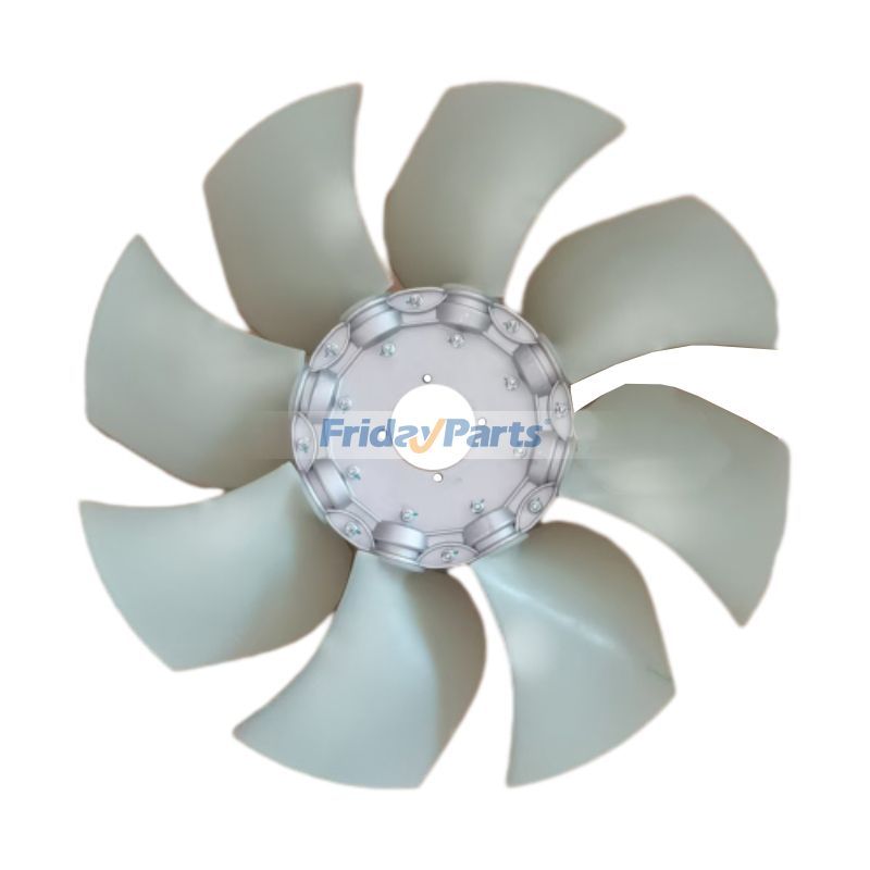 Cooling Fan Blade 14704862 14704861 for Volvo Engine D6E Excavator EC200D EC210D EC220D EC240D EC250D EC145D