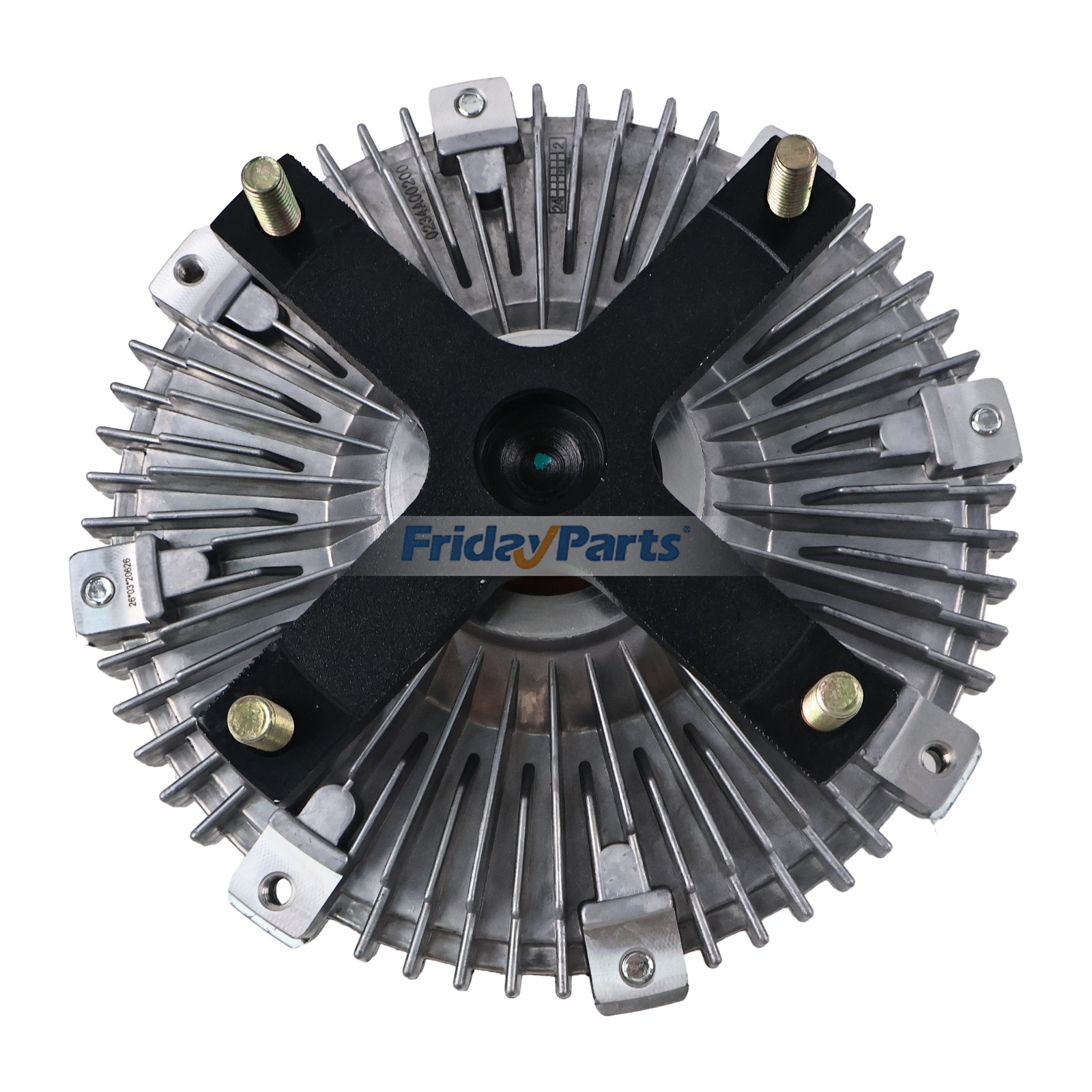 Embreagem do ventilador de refrigeração 8980987861 para motor Isuzu 4LE2 Escavadeira Hitachi ZX70-3 ZX75UR-3 ZX75US-3 ZX80LCK-3 ZX85US-3 ZX85USB-3 FridayParts