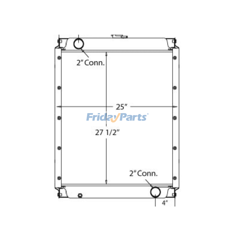 FridayParts Water Tank Radiatorerpillar CAT