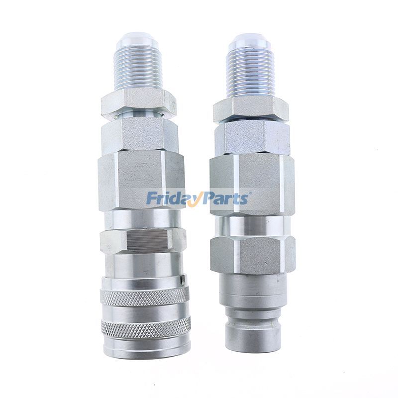 #10 JIC Thread 1/2" Flat Face Hydraulic Quick Connect Coupler for Loader