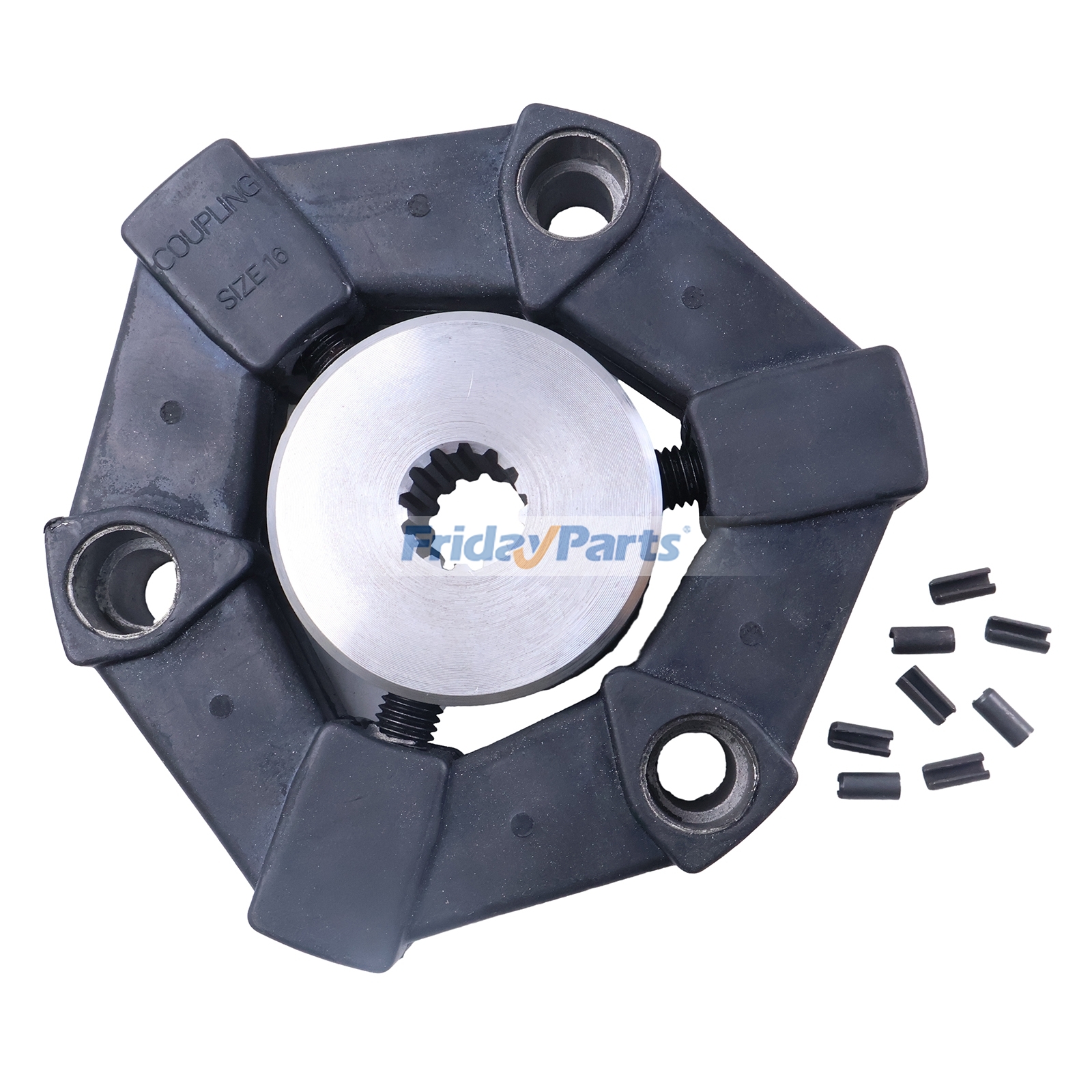 16AS 13 Teeth Coupling Assembly 20T-01-81100 and 20T-01-31110 for Komatsu PC30R-8 PC35R-8 PC40R-8 PC45R-8 Excavator