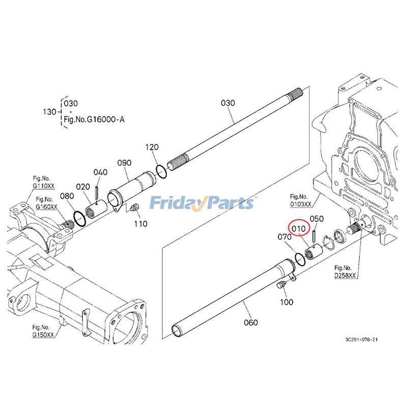 FridayParts Coupling M8540DT M8560HD M9000DTM M9540DT M9960HD